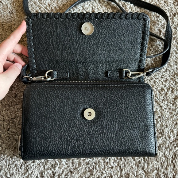 Street Level Small Black Crossbody purse - Picture 2 of 5